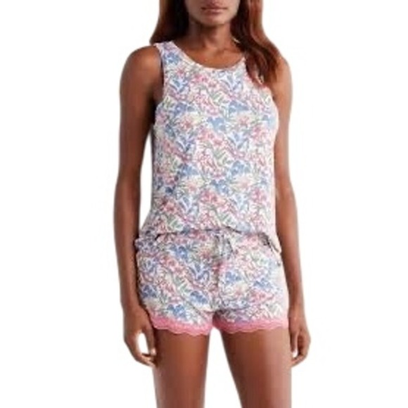Honeydew Intimates Other - Honeydew Floral Pajama Set Tank Top Shorts Small S Excellent Condition
